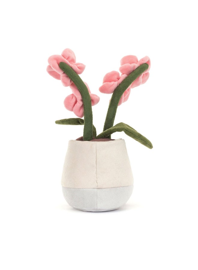 Jellycat Amuseables Pink Orchid Plush – Soft Stuffed Toy with Cordy Legs, Cute Valentine’s Gift for Kids & Adults, Collectible Jellycat, 22cm - Image 2